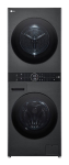 LG ELECTRONICS WashTower WT1210BBF (WiFi) 12kg/10kg pesumasin-kuivati AI DD&trade;, Steam+ ja ezDispense&trade; - Black Steel