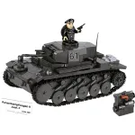 Ehituskomplekt Cobi Panzerkampfwagen II Ausf. F &mdash; 813 tk, must, vanus 9+