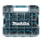Bitikomplekt Makita E-24826 &mdash; 100 tk, sorteeritud kruvikeeraja- ja puurikruvikeerajaotsakud, must