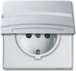 Busch-Jaeger 2064-0-0300 Schuko pistikupesa sisu, 2P+E, 16A, 250V, IP44, h&otilde;bedane