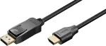 Wentronic Goobay DisplayPort - HDMI kaabel 1m must 4K 30Hz 80526