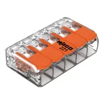 WAGO 221-415 COMPACT &uuml;hendusliitmik 5 juhile 4 mm&sup2;, 25 tk pakk