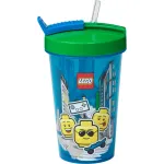 Room Copenhagen LEGO tass k&otilde;rrega Iconic Boy Bright Blue (sinine/roheline, 500 ml)