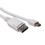 ACT AK3966 Mini DisplayPort - DisplayPort kaabel 3m valge