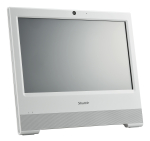 Shuttle XPC AIO barebone X50N, 15,6-tolline puuteekraan, Intel N150, valge