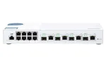 QNAP QSW-M408-4C v&otilde;rgukommutaator hallatav L2 Gigabit Ethernet (10/100/1000) valge