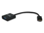 Equip HDMI to HD15 VGA Adapter, HDMI T&uuml;&uuml;p A (Standard), VGA (D-Sub), Male, Female, Straight, Straight