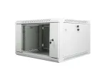 Lanberg seinakinnitusega paigalduskapp 19'' 6U 600x600mm hall (klaasuks)