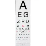 NeXtime kell 3067 Eyesight, 75x25,4 cm, Seinale, Valge/Must