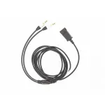 Audio adapterkaabel Tellur QD to 2&times;3.5mm jack, 2.2 m, Must