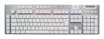 Logitech G G915 X LIGHTSPEED klaviatuur m&auml;ngimiseks USB RF Wireless Bluetooth QWERTZ Saksa valge