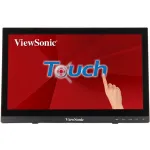 Viewsonic TD1630-3 arvutimonitor 39,6 cm (15,6 tolli) 1366 x 768 pikslit HD LCD puuteekraaniga mitme kasutaja jaoks must