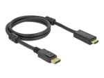 Kaabel DeLOCK Aktiivne DisplayPort 1.2 HDMI-le 4K 60 Hz 1 m