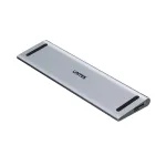 KVM-l&uuml;liti Unitek D1106AGY01 USB-C Triple 4K dokkimisjaam KVM-iga, 3x USB-A, 5x USB-C, HDMI&times;2, DP&times;1, RJ-45, SD-lugeja, 3840&times;2160@60Hz, alumiinium
