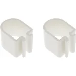 Kaablihoidjad InLine 23181D laua kinnitusvarrastele, komplekt 2 tk, valge