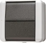 L&uuml;liti JUNG 806W &mdash; plastkorpus, hall/valge, nuppjuhtimine, 1 tk