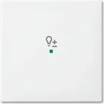 Busch-Jaeger 2CKA006220A0359 katteplaat andurihoidikule ja -pesale, valge (2CKA006220A0359)