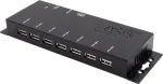 Exsys EX-1177-2S USB 2.0 jaotur, 7 porti, 15 kV ESD-kaitse