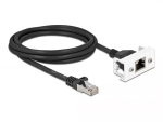 DeLOCK v&otilde;rgukaabel 87112 2m Cat6a S/FTP RJ-45 Must Valge
