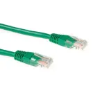 ACT Roheline 10-meetrine U/UTP CAT5E paigalduskaabel RJ45-pistikutega
