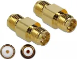 Juhtmeadapter DeLOCK 89975 SMA RP-SMA kuld