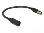 Navilock 63278 GPS-kaabel, RS-232, PS/2 (F) &ndash; 6-kontaktiline M8 (M), 0,2 m, must