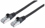 Intellinet v&otilde;rgukaabel, Cat7-kaabel/Cat6A-pistikud, 0,5 m, must, vask, S/FTP, LSZH, PVC, RJ45, kullatud kontaktid, haardevaba, kaitsekestaga, eluaegne garantii