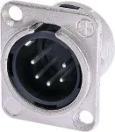 Neutrik NTR-NC5MDL1 - -30 - 80 &deg;C - Must - H&otilde;bedane - UL - UL 94 HB - IEC 61076-2-103 - IP 40 - IEC 68-2-20 (NC5MDL1)