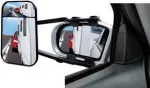 Tahavaatepeegel IWH Caravanspiegel XL Duo 220 mm x 125 mm, v&auml;line haagissuvila pukseerimispeegel