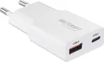 Voltcraft UC-1C1A30W01 USB-laadija 1x USB-A USB-C kiirlaadimine PD 3.0 valge (VC-17012045)