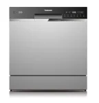 Sisseehitatav n&otilde;udepesumasin Toshiba DW-08T2EE(S)-PL &mdash; 8 komplekti, F-energiaklass, 49 dB, 55&times;59&times;50 mm