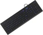 KeySonic KSK-8031INEL-B (DE) klaviatuur T&ouml;&ouml;stuslik USB QWERTZ Saksa Must