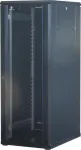 Rockstable 32U 19-tolline serverikapp klaasuksega - vabaltseisev raam - 32U - 800 kg - lukustatav lukk - paigaldussiinid - reguleeritavad jalad (RS19-6832)