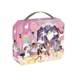 Janod Puzzle in Suitcase Ballerinas 100 Pieces 6+ Made in France