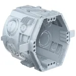 Kaiser Elektro s&uuml;vispaigaldatav seadme&uuml;henduskarp 1555-06UP1 fikseeritud kinnitusribidega 4x3