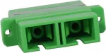 SYNERGY21 Fiiberoptiline sidur SC/APC Female to SC/APC Female Singlemode Duplex OS2 9/125&micro;m PVC Roheline