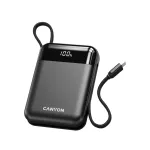 Canyon OnPower 104 10000 mAh Power Bank USB-C ja Lightning kaabliga Must