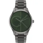 Calvin Klein Man 25200164 40mm Quartz Watch Stainless Steel Mesh Black Dial