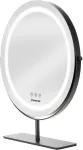 Humanas HS-HM Scarlet LED meigipeegel, must