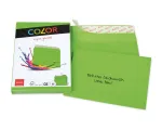 ELCO Color &Uuml;mbrik C6 (114 x 162 mm), aknata, isekleepuv, 100 g/m&sup2;, roheline, 25 tk (74634.62)