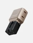 ENERGEA TravelGoAdapter 45 2xUSB-C 45W Wall Charger Gold-Black