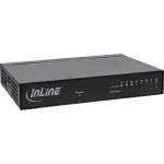 InLine v&otilde;rgukommutaator 8-pordiline, 1 Gb/s, lauaarvuti, metallist, ventilaatorita, varjestatud pordid