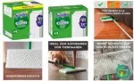 Swiffer Dry Floor Wipes Refill Pack, 72 Count, Traps 3x More Dust, Dirt & Hair