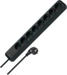 Brennenstuhl Eco-Line pikendusjuhe 8-kohaline must H05 - pikendusjuhe