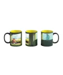 Soojusavastav kruus Good Loot Cyberpunk 2077 Game Art Chronicles - V & Edward Hopper 450 ml must, kollane