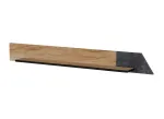 Ujuv riiul cama meble OVO 1300&times;200&times;150 mm tamm/betoon, puitlaastplaat, seinale kinnitatav