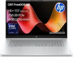 HP OmniBook 3 17-dg0054ngx 17,3 inch Full HD s&uuml;learvuti - Intel Core 5 225U, 8GB RAM, 256GB SSD, FreeDOS, Natural Silver