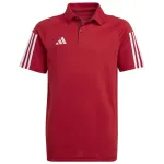adidas Tiro 23 Competition Cotton Polo laste T-s&auml;rk punane HI4715 152cm