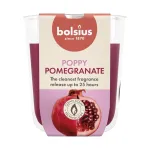 BOLSIUS True Scents l&otilde;hnav k&uuml;&uuml;nal klaasis granaat&otilde;un &Oslash;80x73mm