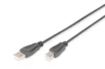 Digitus ASSMANN - USB-kaabel - USB Type A, 4-pin (M) - USB Type B, 4-pin (M) - 1 m (USB / Hi-Speed USB) - Must (AK-300105-010-S)